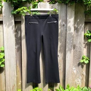 Ann Taylor cropped flared ponte pants